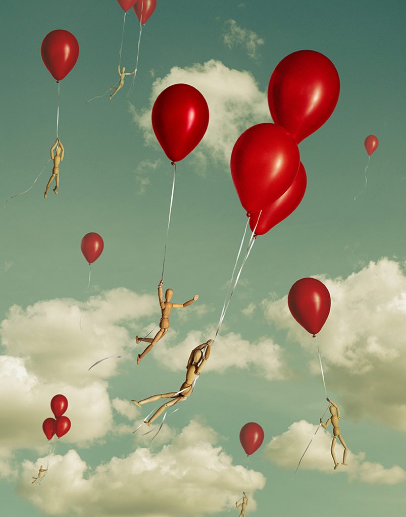 Red Balloons by Bridget Cline