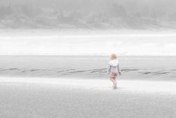 A Stroll on the Beach - by Jim Ingraham