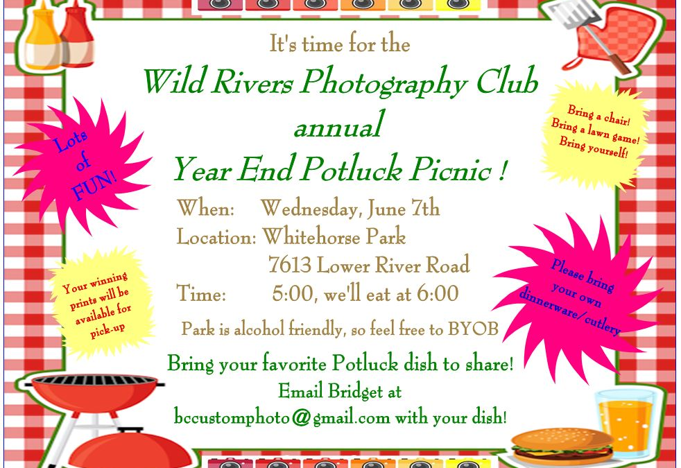 Year End Picnic is June 7th